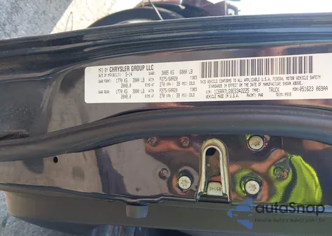 2014 Ram 1500 Big Horn из США, поврежденный, VIN 1C6RR7LG9ES342225